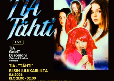 SCOPE TAMPERE: TIA, TÄHTI SINGLE-RELEASE  (2026)