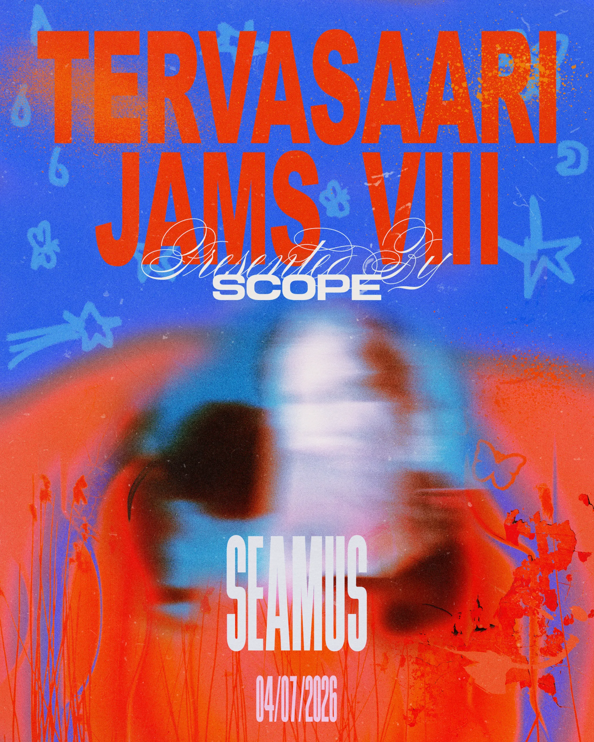seamus picture collage of The Poikabändi band for Tervasaari jams VII event by SCOPE