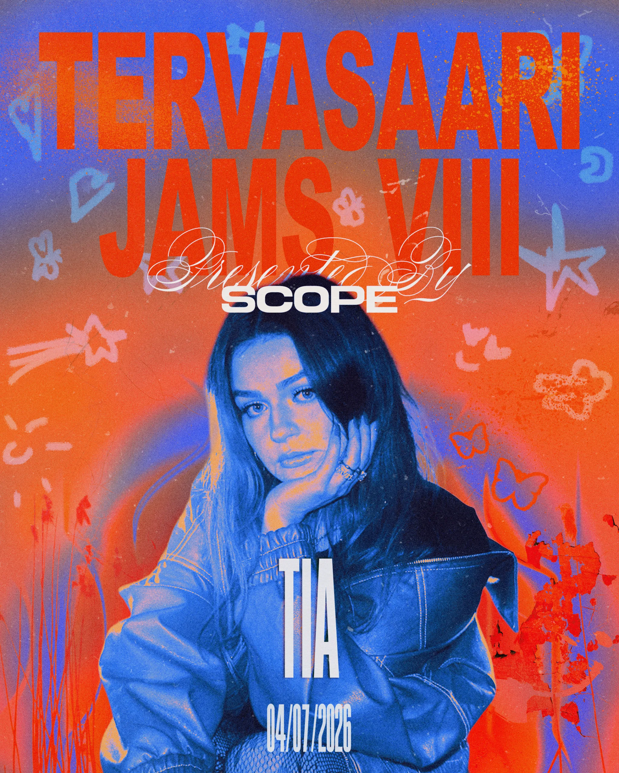TIA TERVIS picture collage of The Ramithawi for Tervasaari jams VII event by SCOPE